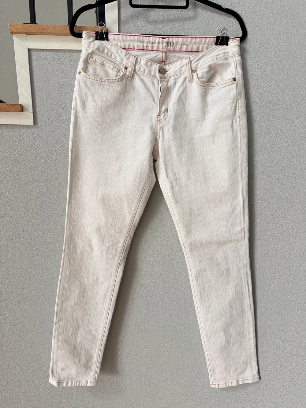 Kate Spade Broome Street White Skinny Jeans - Women's Slim Fit